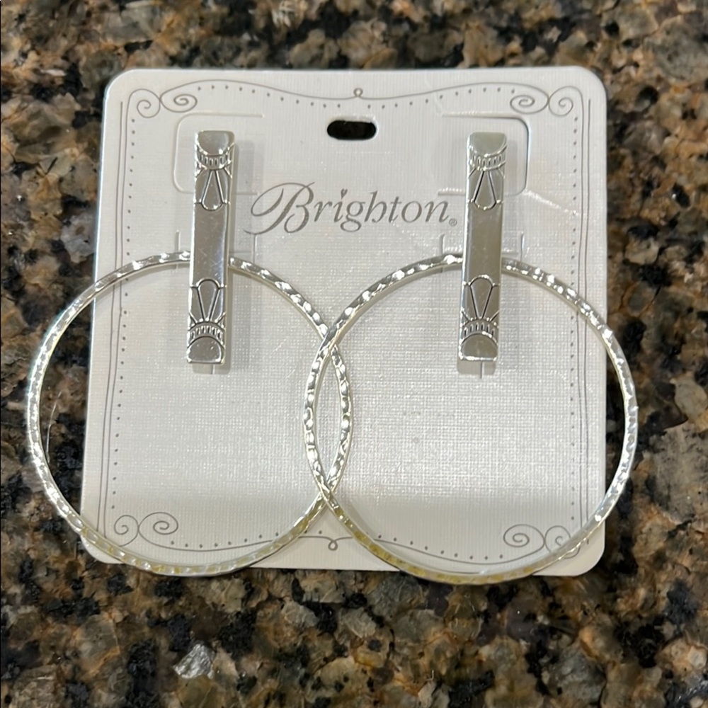 Brighton Silver Hoop Earrings